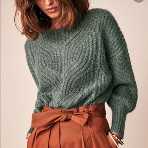 Sezane Gisele Sweater in Sage